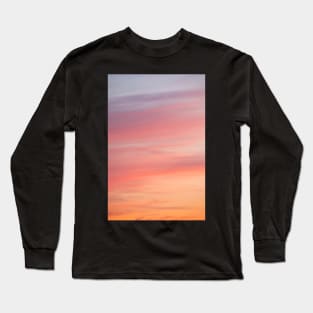 Colorful sunset clouds at dusk sky scape Long Sleeve T-Shirt